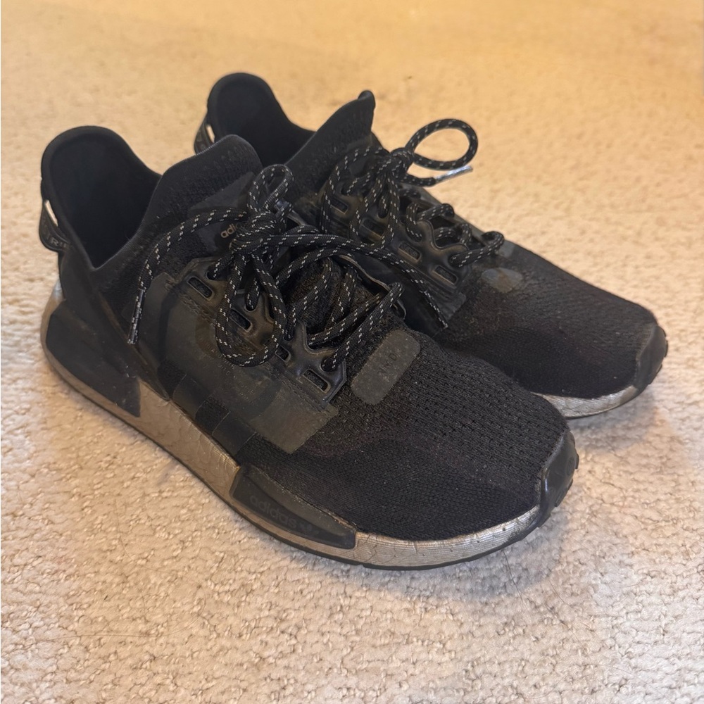 Adidas Black NMD Sneakers - great condition!